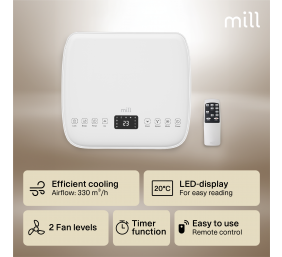 Mill MPAC9000 Air Conditioner 9000 BTU, For rooms up to 18 m²