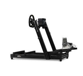 Next Level Racing Aluminium Simulator Cockpit, Wheel Plate Edition | GTElite Lite | Black