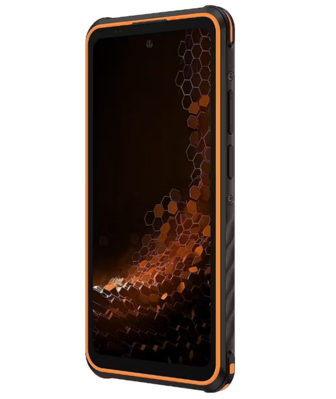 Hammer Iron 6 | Orange | 6.56 " | IPS | 1612 x 720 pixels | Mediatek | Dimensity 6300 | Internal RAM 6 GB | 128 GB | microSD | Dual SIM | 4G | 5G | Main camera resolution 64 MP | Android | 15 | 6050 mAh