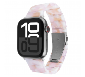 Fixed | Resin Strap for Apple Watch 38/40/41mm | Candy Pink | Epoxy Resin