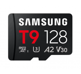 Samsung T9 | MicroSD Card | 128 GB | microSDXC | Flash memory class U3, V30, A2