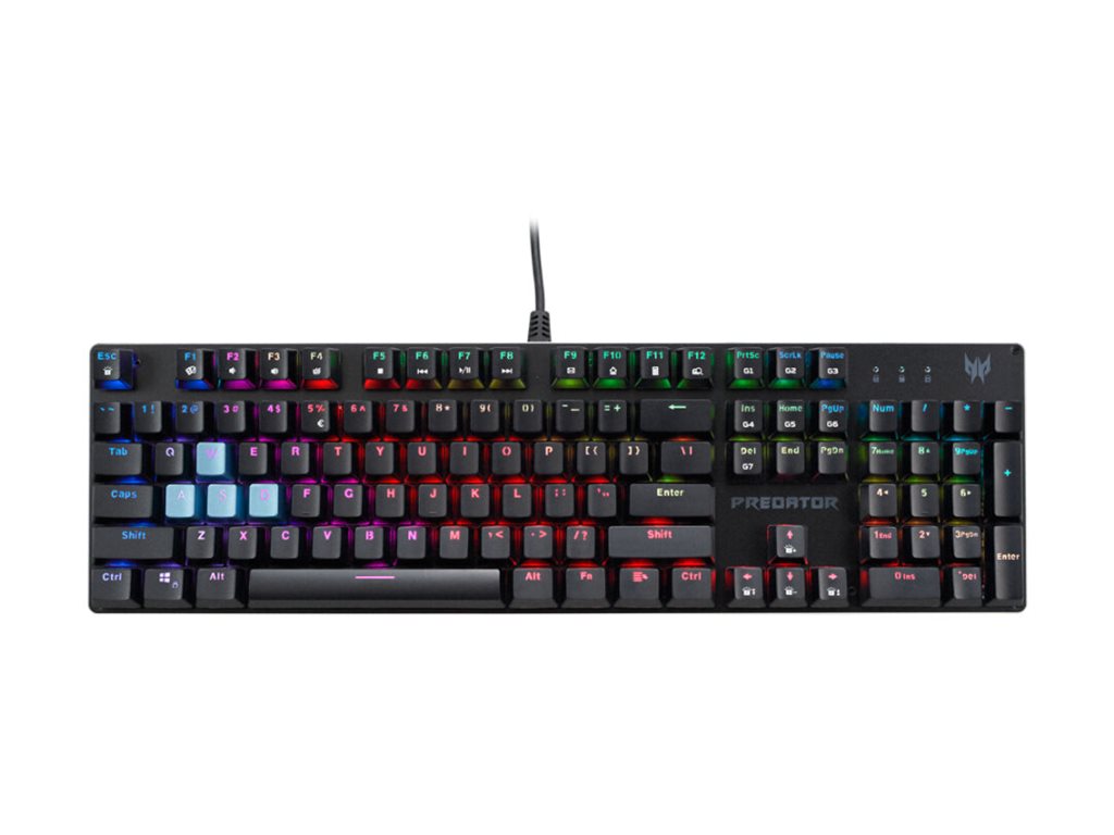 Acer Predator Aethon 303 | Keyboard | Wired | US | Kailh Blue | Black | Retail Pack