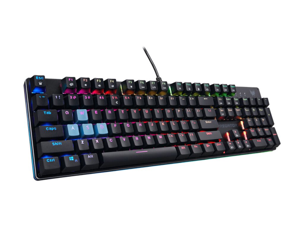 Acer Predator Aethon 303 | Keyboard | Wired | US | Kailh Blue | Black | Retail Pack