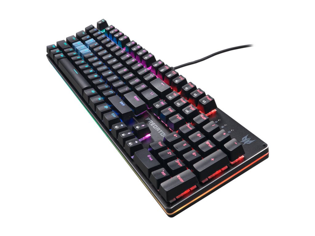 Acer Predator Aethon 303 | Keyboard | Wired | US | Kailh Blue | Black | Retail Pack