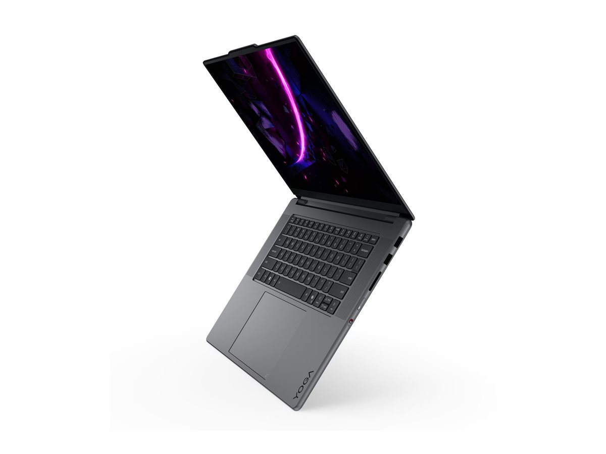 Lenovo Yoga Pro 9 16IPH11 Intel | Thunder Grey | 16 " | OLED | Touchscreen | 2.8K WQXGA+ | 2880 x 1800 pixels | Intel Core Ultra 7 | 356H | 32 GB | Soldered LPDDR5X | Solid-state drive capacity 1000 GB | NVIDIA GeForce RTX 5060 | GDDR7 | 8 GB | Windows 11