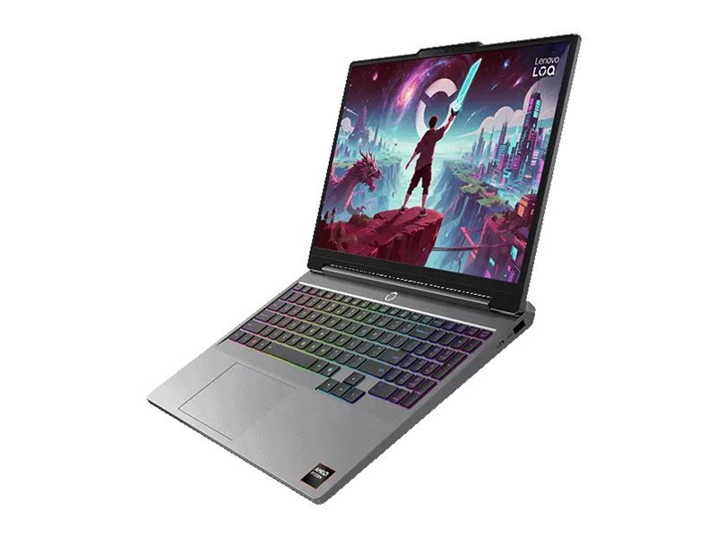Lenovo LOQ 15AHP11 AMD | Luna Grey | 15.3 " | IPS | WUXGA | 1920 x 1200 pixels | Anti-glare | AMD Ryzen 7 | 250 | 16 GB | SODIMM DDR5 | Solid-state drive capacity 512 GB | NVIDIA GeForce RTX 5060 | GDDR7 | 8 GB | Windows 11 Home | 802.11ax | Bluetooth ver