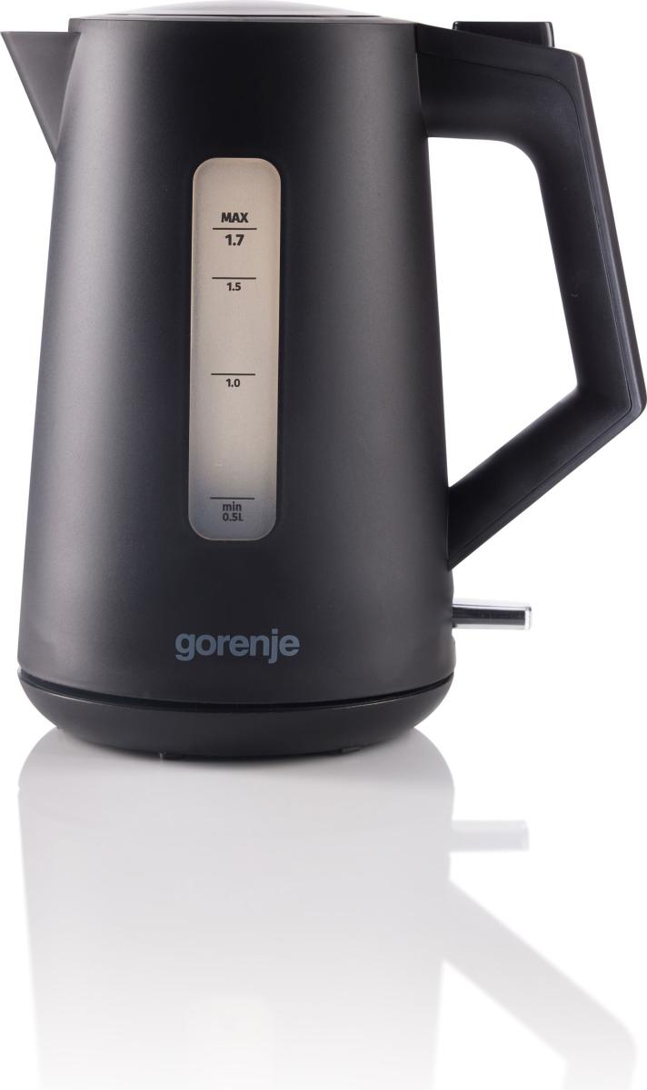 Gorenje K17OPB | Kettle | Electric | 2200 W | 1.7 L | Plastic | 360° rotational base | Black