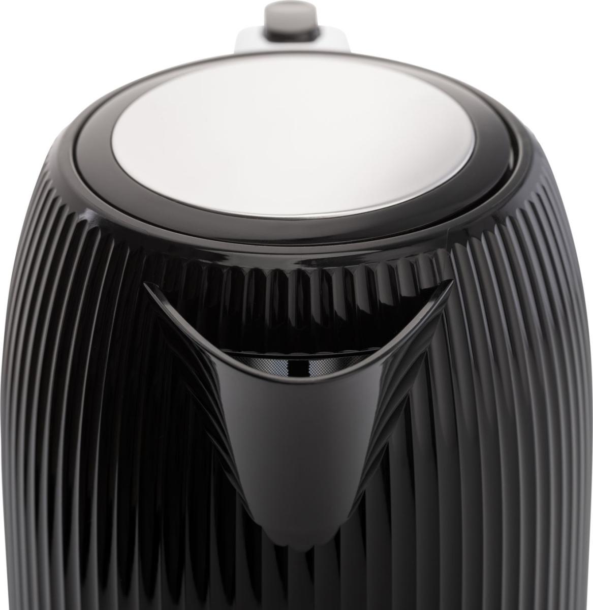 Gorenje K17DPB | Kettle | Electric | 1.7 L | 2200 W | Plastic/Stainless steel | 360° rotational base | Black