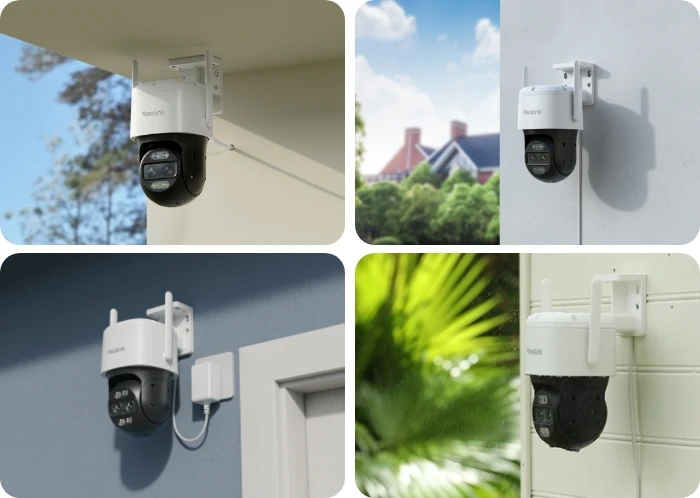 Reolink 4K Wi-Fi 6 Dual-Lens Security Camera | TrackMix Series W760 | PTZ | 8 MP | 2.8mm/F1.6 | IP65 | H.264, H.265 | Micro SD, Max. 512 GB