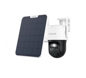 Reolink 4K Dual-Lens Wi-Fi 6 Battery-Powered Security Camera withSolar Panel 2 | Trackmix Series B770 | PTZ | 2.8mm/F1.6 | H.264/H.265 | Micro SD, Max. 256 GB