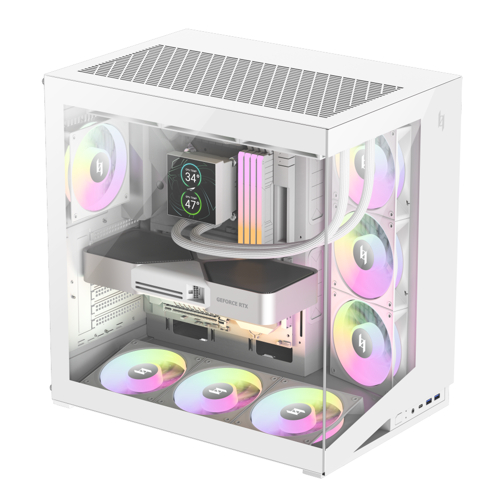 Gamemax Case | NEX C56 WH | ATX