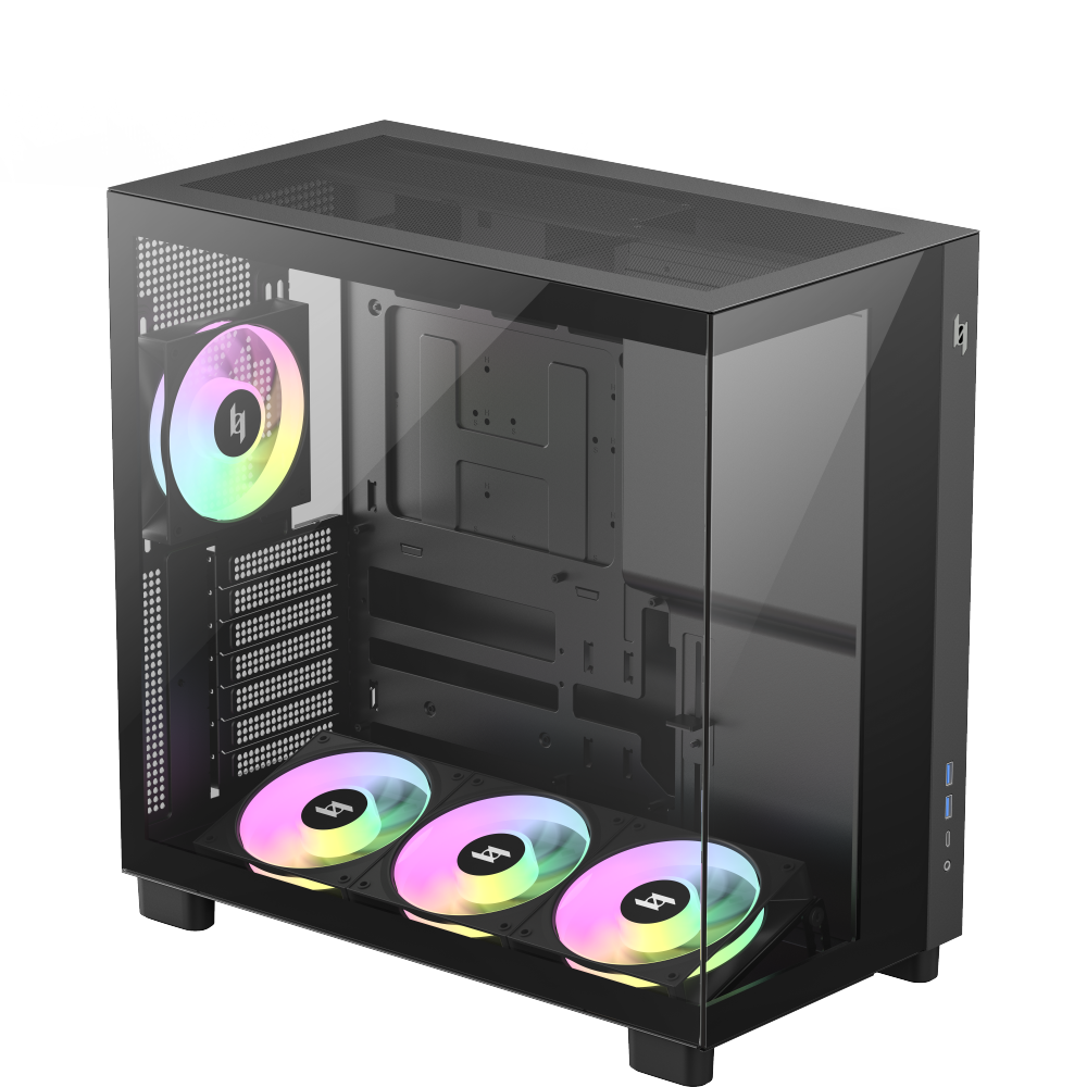 Gamemax Case | NEX C53 BK | ATX/BTF