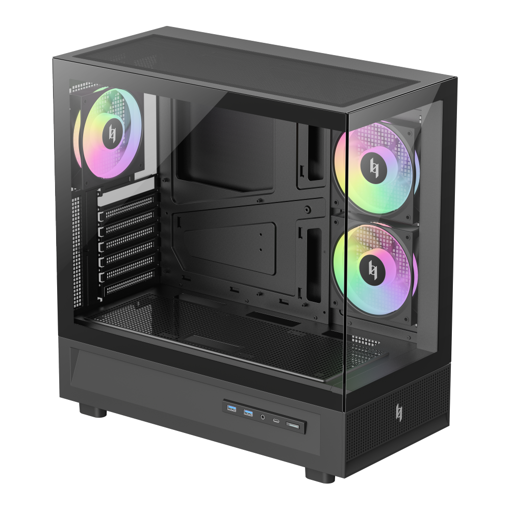 Gamemax Case | NEX C51 BK | ATX/BTF