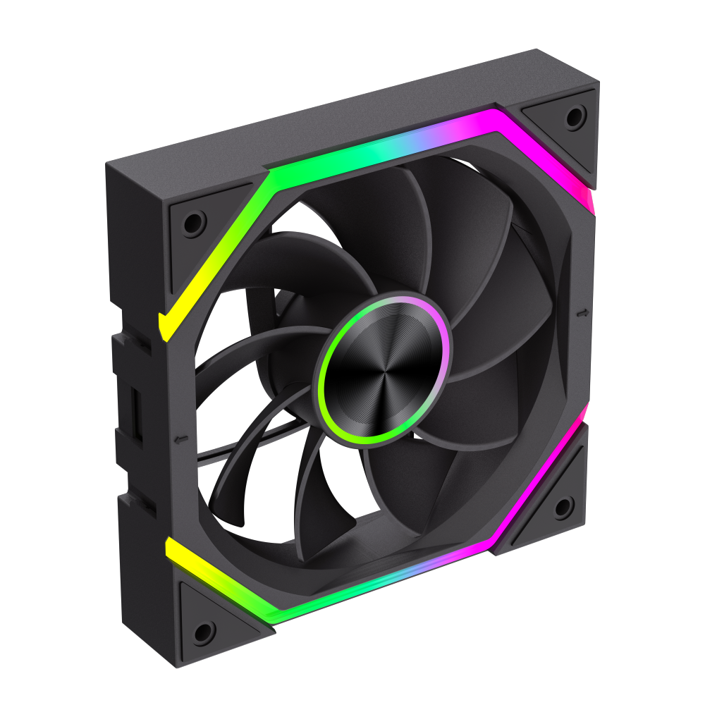 Gamemax FN12A-N2 WL-R | Case fan | Black