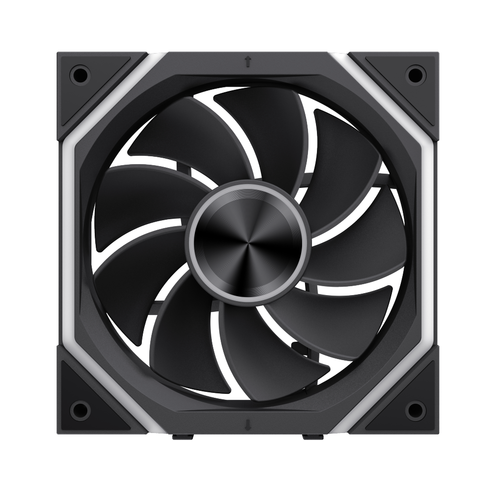 Gamemax FN12A-N2 WL-R | Case fan | Black