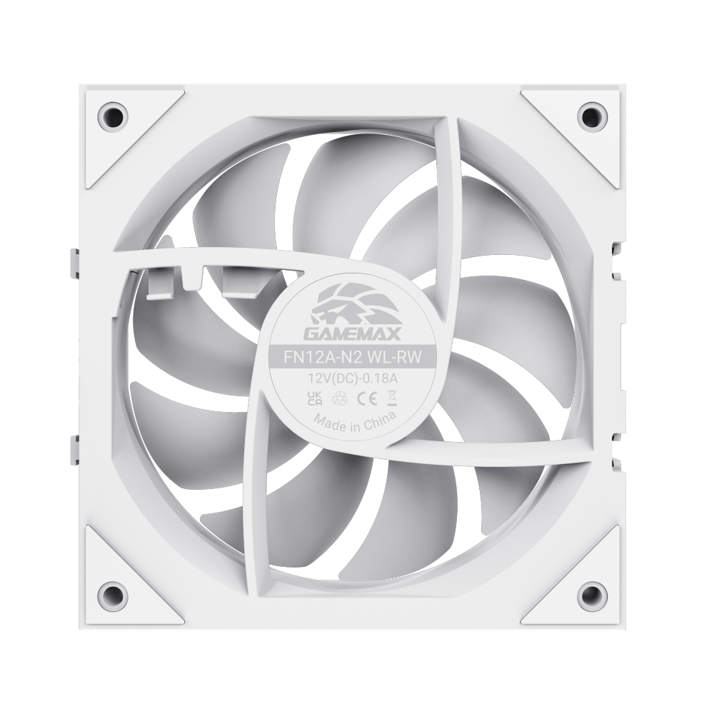 Gamemax FN12A-N2 WL-RW | Case fan | White