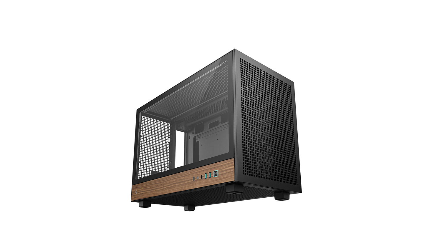 Deepcool Case | CH260 Wood | Black | Micro Tower