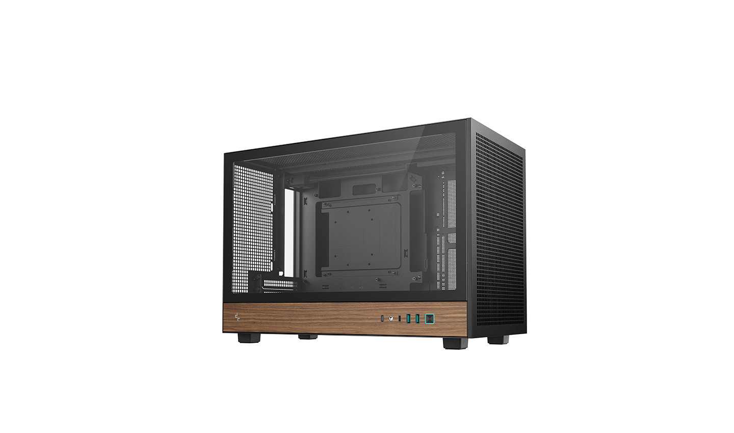Deepcool Case | CH260 Wood | Black | Micro Tower