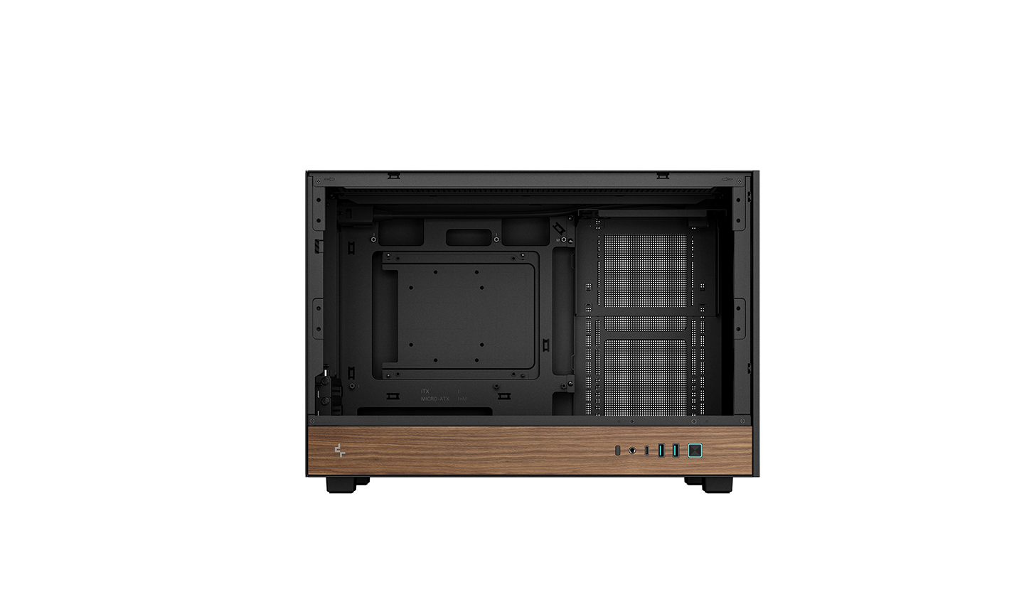 Deepcool Case | CH260 Wood | Black | Micro Tower