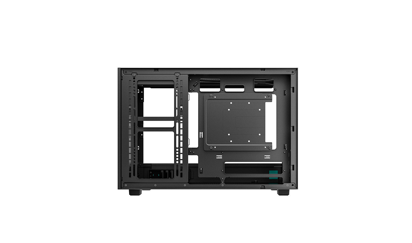 Deepcool Case | CH260 Wood | Black | Micro Tower