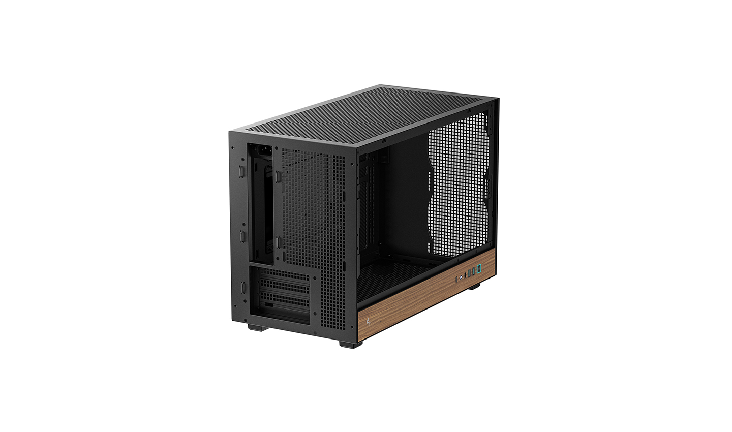 Deepcool Case | CH260 Wood | Black | Micro Tower