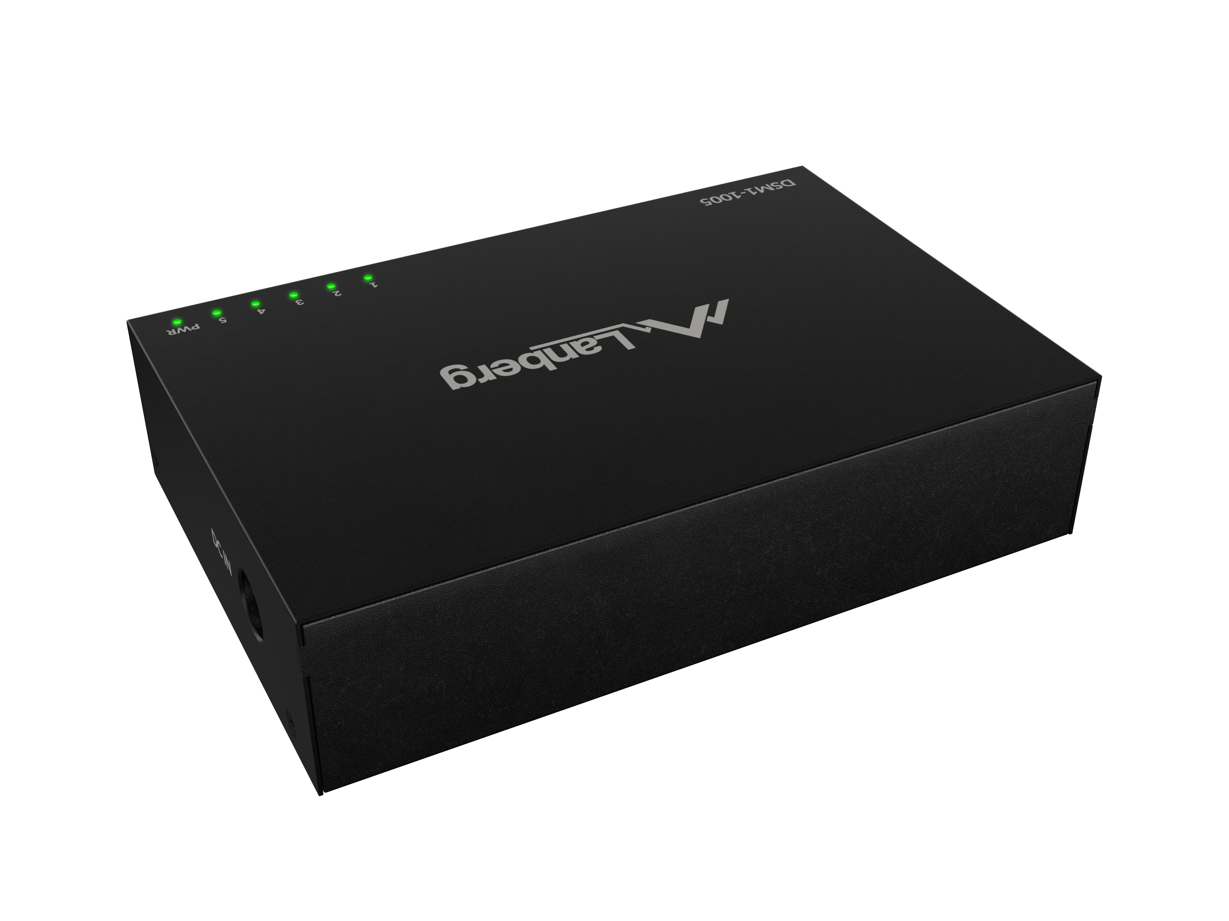 Lanberg Switch 5x1GB/s Unmanagment Gigabit Ethernet Desktop 12V metal case | DSM1-1005 | Unmanaged | Desktop