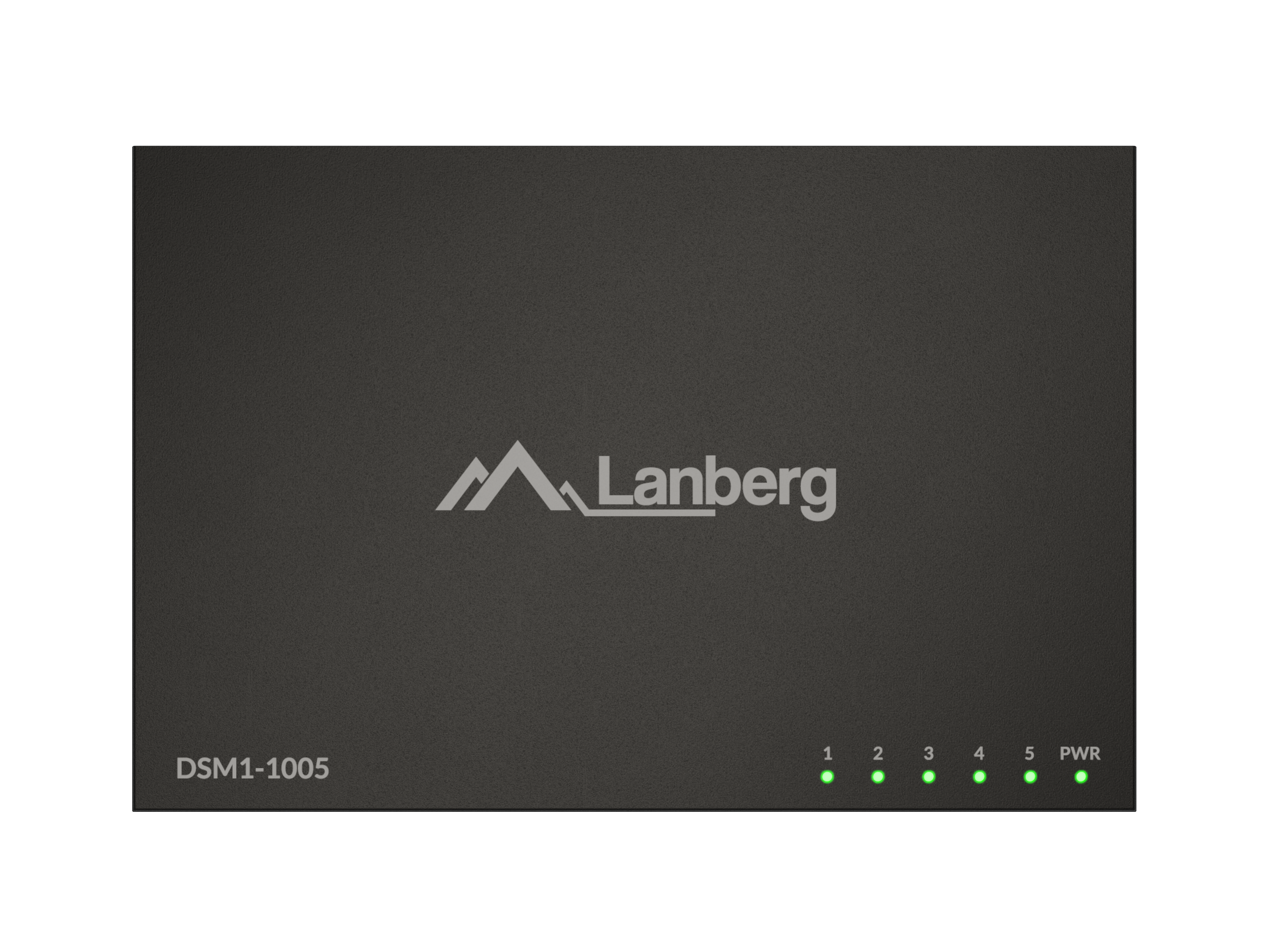 Lanberg Switch 5x1GB/s Unmanagment Gigabit Ethernet Desktop 12V metal case | DSM1-1005 | Unmanaged | Desktop