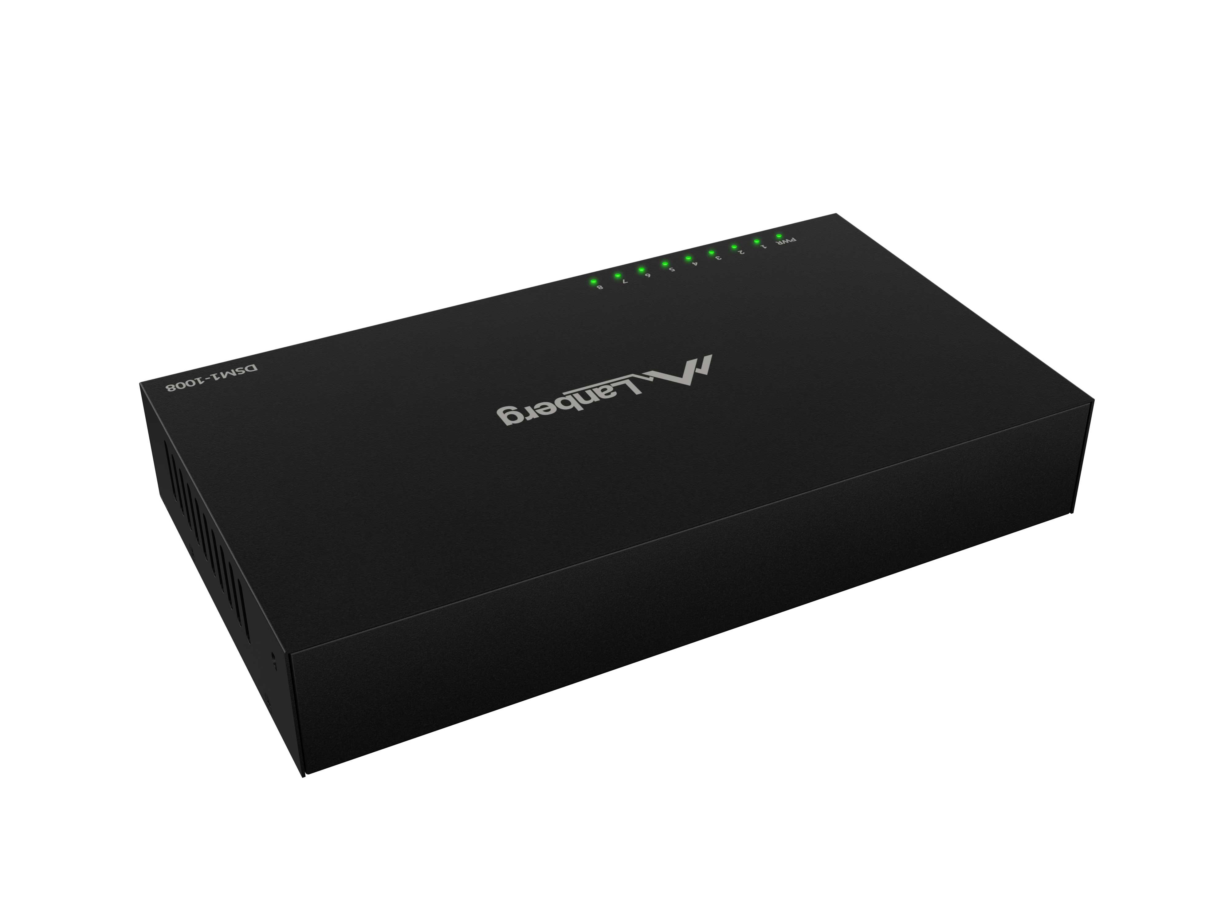Lanberg Switch 8x1GB/s Unmanagment Gigabit Ethernet Desktop 12V metal case | DSM1-1008
