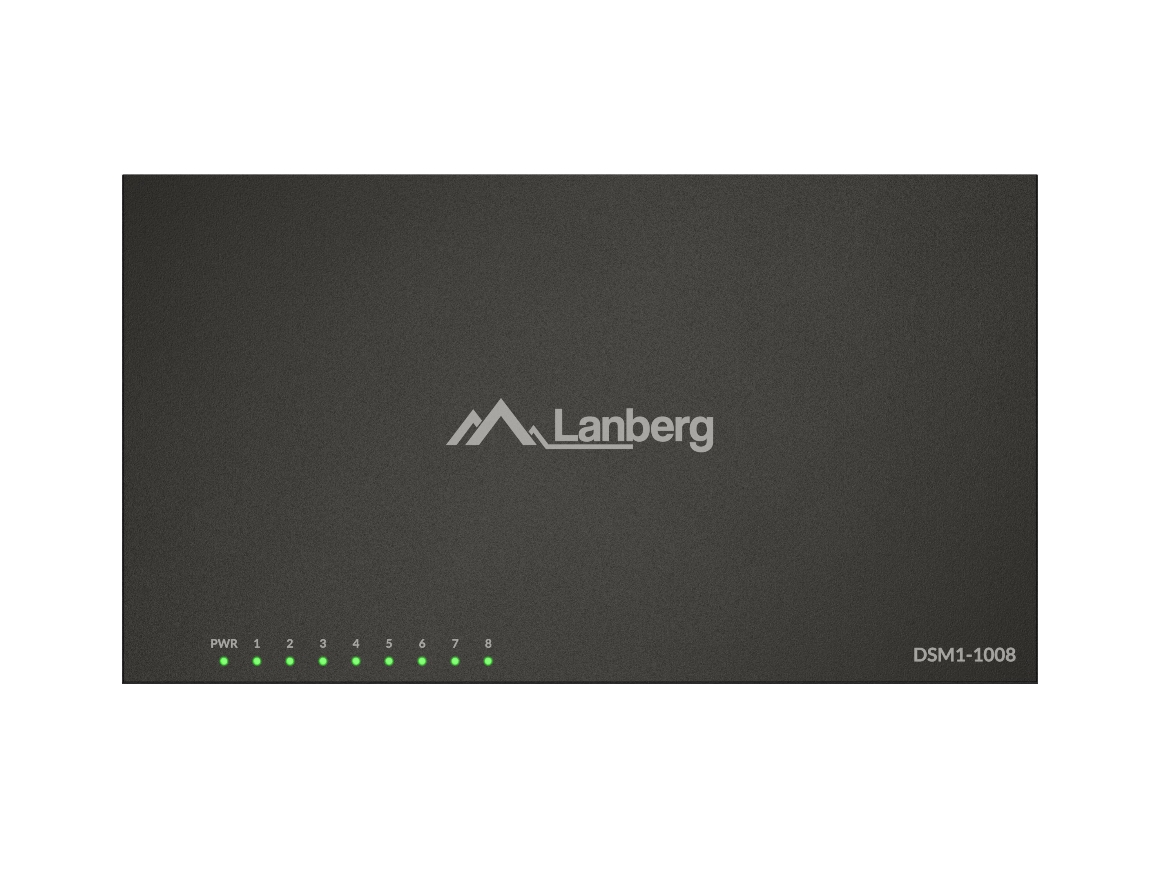 Lanberg Switch 8x1GB/s Unmanagment Gigabit Ethernet Desktop 12V metal case | DSM1-1008