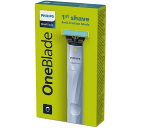 Philips OneBlade 1st Shave QP1324/20 Plaukų skustuvas, Sky Blue