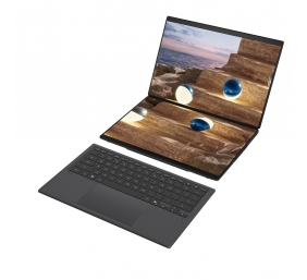 Asus Zenbook Duo UX8407AA-SN094X | Moher Gray | 14 " | OLED | Touchscreen | 2.8K | 2880 x 1800 pixels | Anti-Reflective | Intel Core Ultra 9 | 378H | 32 GB | LPDDR5X | Solid-state drive capacity 2000 GB | Intel Arc Graphics | Windows 11 Home | 802.11be | 
