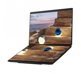 Asus Zenbook Duo UX8407AA-SN094X | Moher Gray | 14 " | OLED | Touchscreen | 2.8K | 2880 x 1800 pixels | Anti-Reflective | Intel Core Ultra 9 | 378H | 32 GB | LPDDR5X | Solid-state drive capacity 2000 GB | Intel Arc Graphics | Windows 11 Home | 802.11be | 