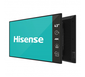 Hisense 43DM66D | Digital Signage Display | 43 " | Landscape/Portrait | 24/7 | Android | Wi-Fi | 8 ms | 178 ° | 178 ° | 500 cd/m²