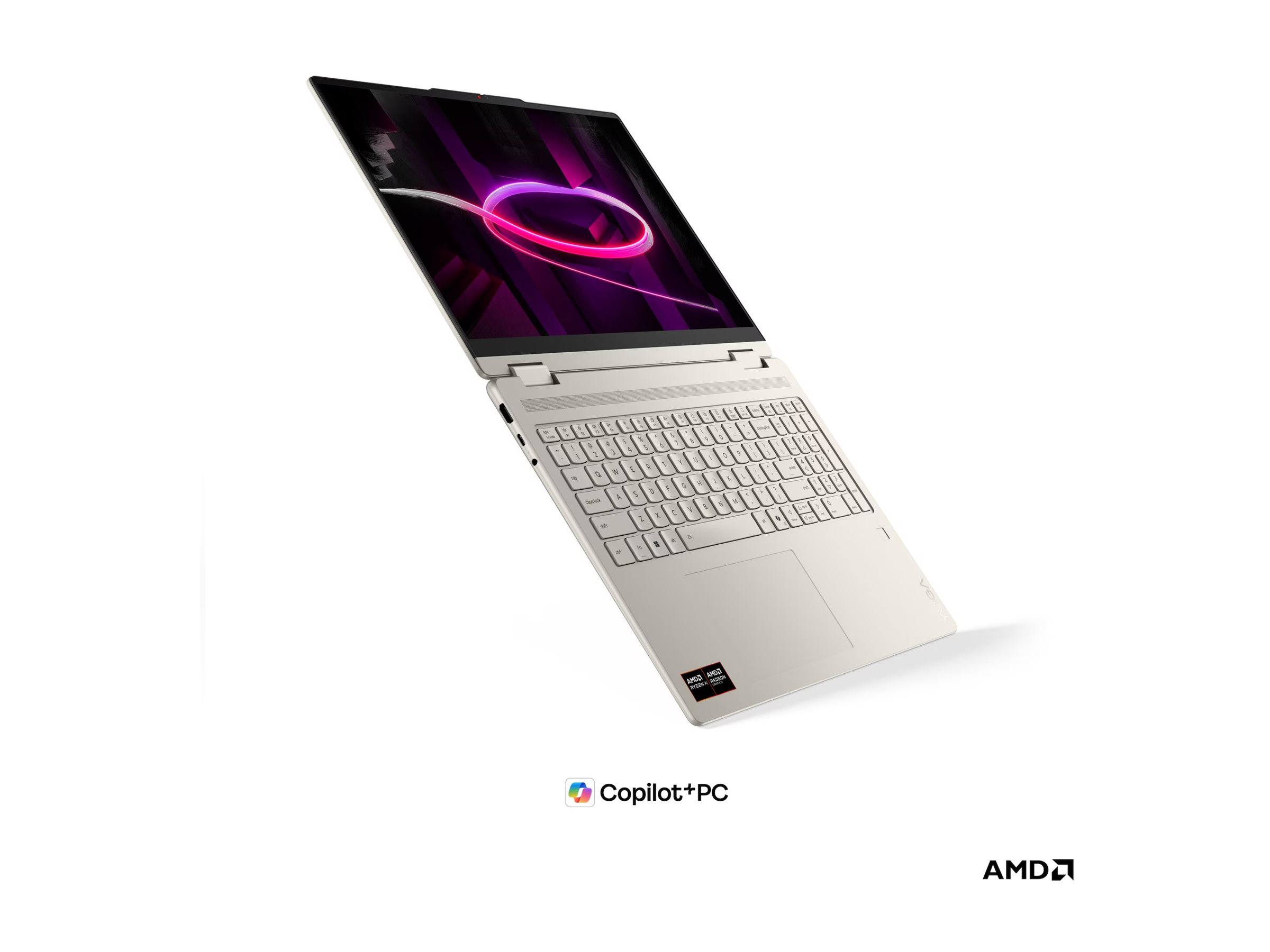 Lenovo Yoga 7 2-in-1 16AGP11 AMD | Seashell | 16 " | OLED | Touchscreen | WUXGA | 1920 x 1200 pixels | Glossy | AMD Ryzen AI 5 | 435 | 16 GB | Soldered LPDDR5X | Solid-state drive capacity 512 GB | AMD Radeon 840M Graphics | Windows 11 Home | 802.11be | B