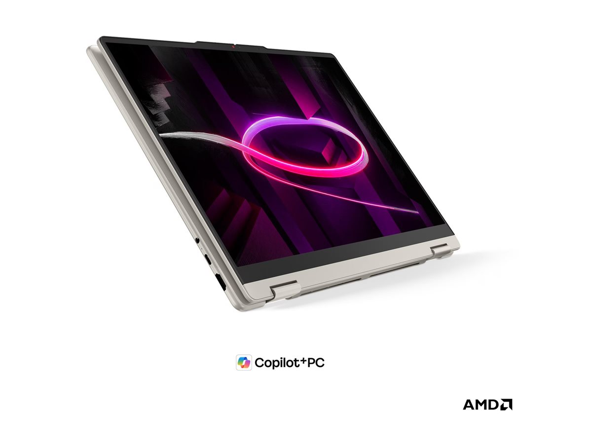 Lenovo Yoga 7 2-in-1 16AGP11 AMD | Seashell | 16 " | OLED | Touchscreen | WUXGA | 1920 x 1200 pixels | Glossy | AMD Ryzen AI 5 | 435 | 16 GB | Soldered LPDDR5X | Solid-state drive capacity 512 GB | AMD Radeon 840M Graphics | Windows 11 Home | 802.11be | B