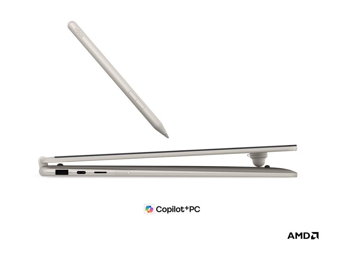 Lenovo Yoga 7 2-in-1 16AGP11 AMD | Seashell | 16 " | OLED | Touchscreen | WUXGA | 1920 x 1200 pixels | Glossy | AMD Ryzen AI 5 | 435 | 16 GB | Soldered LPDDR5X | Solid-state drive capacity 512 GB | AMD Radeon 840M Graphics | Windows 11 Home | 802.11be | B