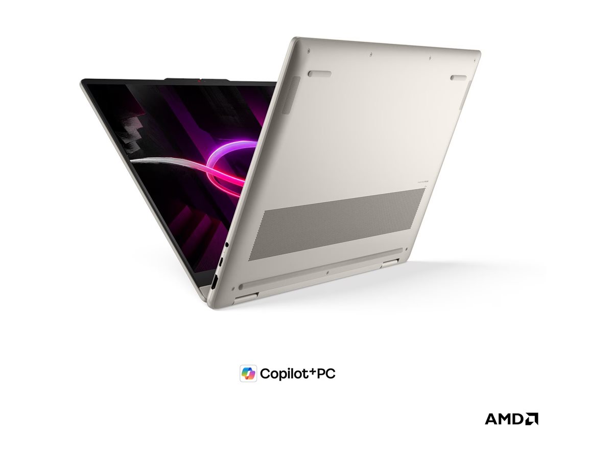 Lenovo Yoga 7 2-in-1 16AGP11 AMD | Seashell | 16 " | OLED | Touchscreen | WUXGA | 1920 x 1200 pixels | Glossy | AMD Ryzen AI 5 | 435 | 16 GB | Soldered LPDDR5X | Solid-state drive capacity 512 GB | AMD Radeon 840M Graphics | Windows 11 Home | 802.11be | B