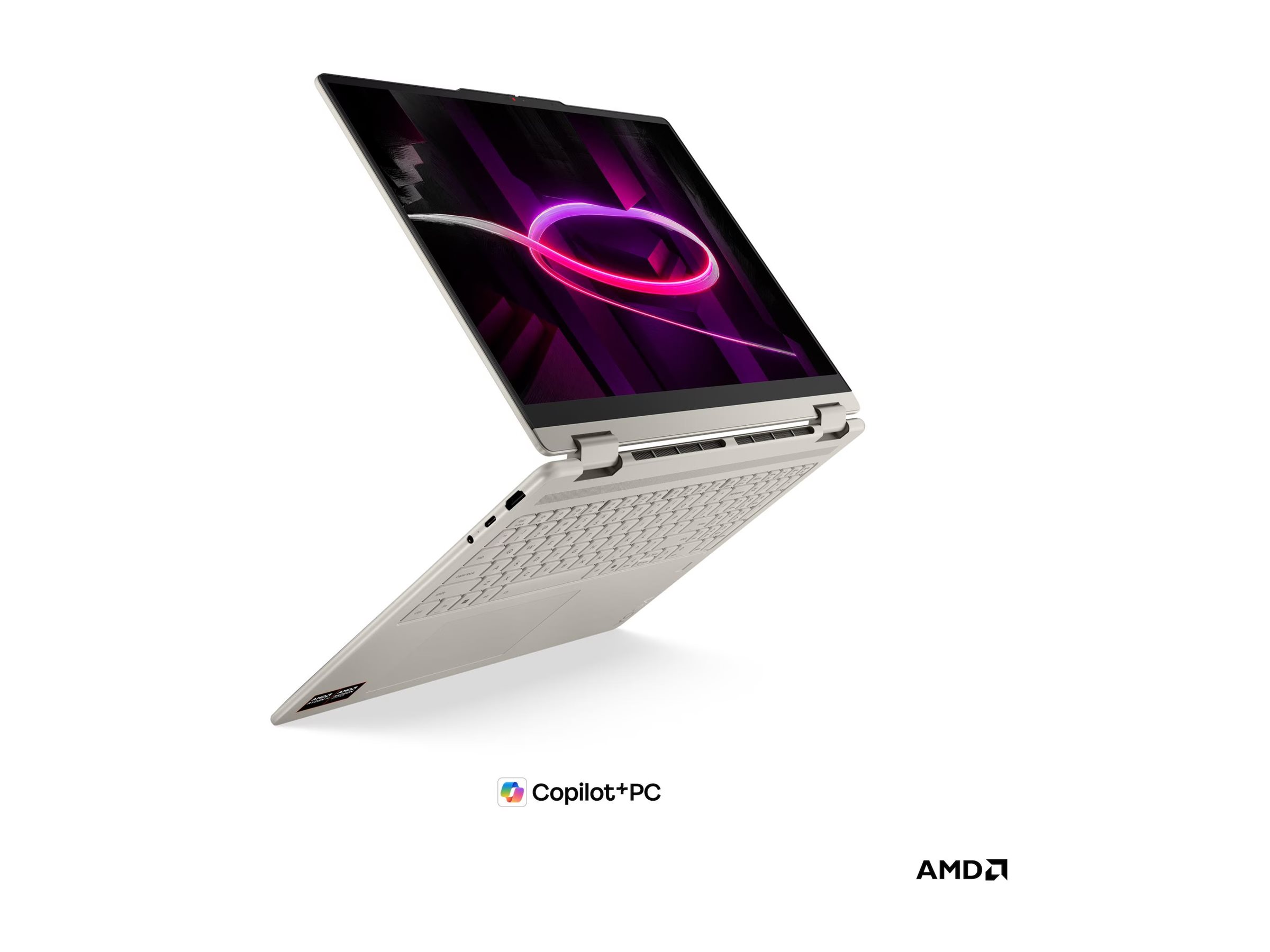 Lenovo Yoga 7 2-in-1 16AGP11 AMD | Seashell | 16 " | OLED | Touchscreen | WUXGA | 1920 x 1200 pixels | Glossy | AMD Ryzen AI 5 | 435 | 16 GB | Soldered LPDDR5X | Solid-state drive capacity 512 GB | AMD Radeon 840M Graphics | Windows 11 Home | 802.11be | B