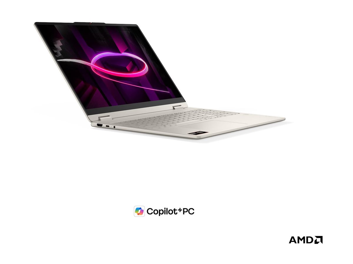 Lenovo Yoga 7 2-in-1 16AGP11 AMD | Seashell | 16 " | OLED | Touchscreen | WUXGA | 1920 x 1200 pixels | Glossy | AMD Ryzen AI 5 | 435 | 16 GB | Soldered LPDDR5X | Solid-state drive capacity 512 GB | AMD Radeon 840M Graphics | Windows 11 Home | 802.11be | B