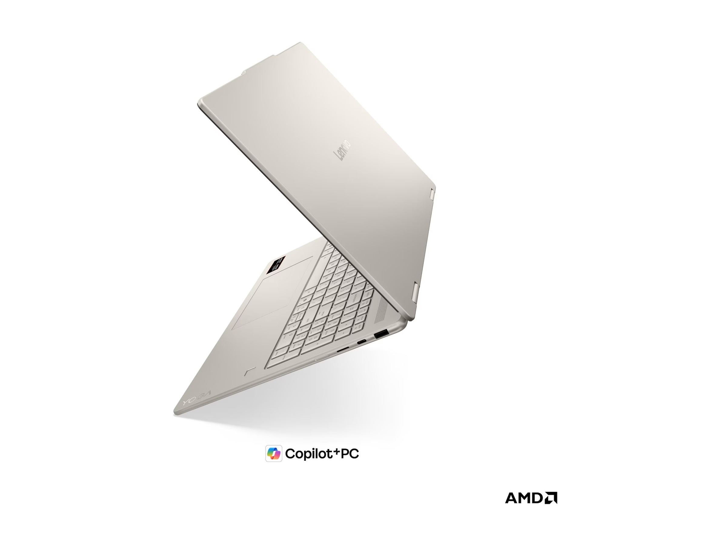Lenovo Yoga 7 2-in-1 16AGP11 AMD | Seashell | 16 " | OLED | Touchscreen | WUXGA | 1920 x 1200 pixels | Glossy | AMD Ryzen AI 5 | 435 | 16 GB | Soldered LPDDR5X | Solid-state drive capacity 512 GB | AMD Radeon 840M Graphics | Windows 11 Home | 802.11be | B
