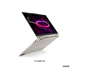 Lenovo Yoga 7 2-in-1 16AGP11 AMD | Seashell | 16 " | OLED | Touchscreen | WUXGA | 1920 x 1200 pixels | Glossy | AMD Ryzen AI 5 | 435 | 16 GB | Soldered LPDDR5X | Solid-state drive capacity 512 GB | AMD Radeon 840M Graphics | Windows 11 Home | 802.11be | B