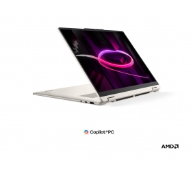Lenovo Yoga 7 2-in-1 16AGP11 AMD | Seashell | 16 " | OLED | Touchscreen | WUXGA | 1920 x 1200 pixels | Glossy | AMD Ryzen AI 5 | 435 | 16 GB | Soldered LPDDR5X | Solid-state drive capacity 512 GB | AMD Radeon 840M Graphics | Windows 11 Home | 802.11be | B
