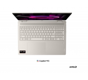 Lenovo Yoga 7 2-in-1 16AGP11 AMD | Seashell | 16 " | OLED | Touchscreen | WUXGA | 1920 x 1200 pixels | Glossy | AMD Ryzen AI 5 | 435 | 16 GB | Soldered LPDDR5X | Solid-state drive capacity 512 GB | AMD Radeon 840M Graphics | Windows 11 Home | 802.11be | B