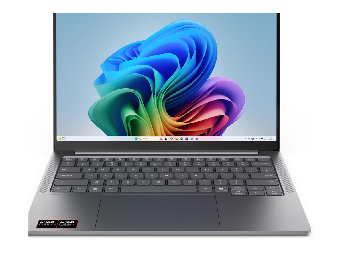 Lenovo IdeaPad Pro 5 14AGP11 AMD | Luna Grey | 14 " | OLED | 2.8K | 2880 x 1800 pixels | Glossy | AMD Ryzen AI 7 | 450 | 32 GB | Soldered LPDDR5X | Solid-state drive capacity 1000 GB | AMD Radeon 860M Graphics | Windows 11 Pro | 802.11be | Bluetooth versi