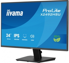 iiyama ProLite X2492HSU-B1 Monitorius 24'' IPS, FHD 1920x1080, 3 ms, 300 cd/m2, 120 Hz, Juoda