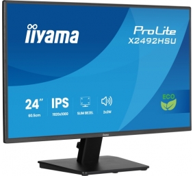 iiyama ProLite X2492HSU-B1 Monitorius 24'' IPS, FHD 1920x1080, 3 ms, 300 cd/m2, 120 Hz, Juoda