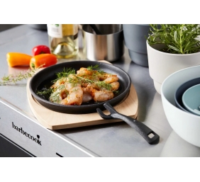 Barbecook | Cast Iron Grill Pan with Bamboo Trivet (per 2 pcs) | BC-ACC-7420