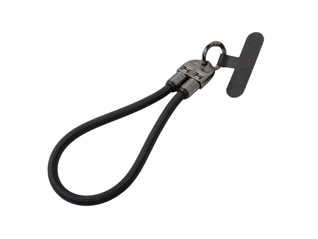 Lanberg USB-C M/M Lanyard/Keychain Cable, 0.3 m, 240 W | CA-CMCM-10LN-0003-BK