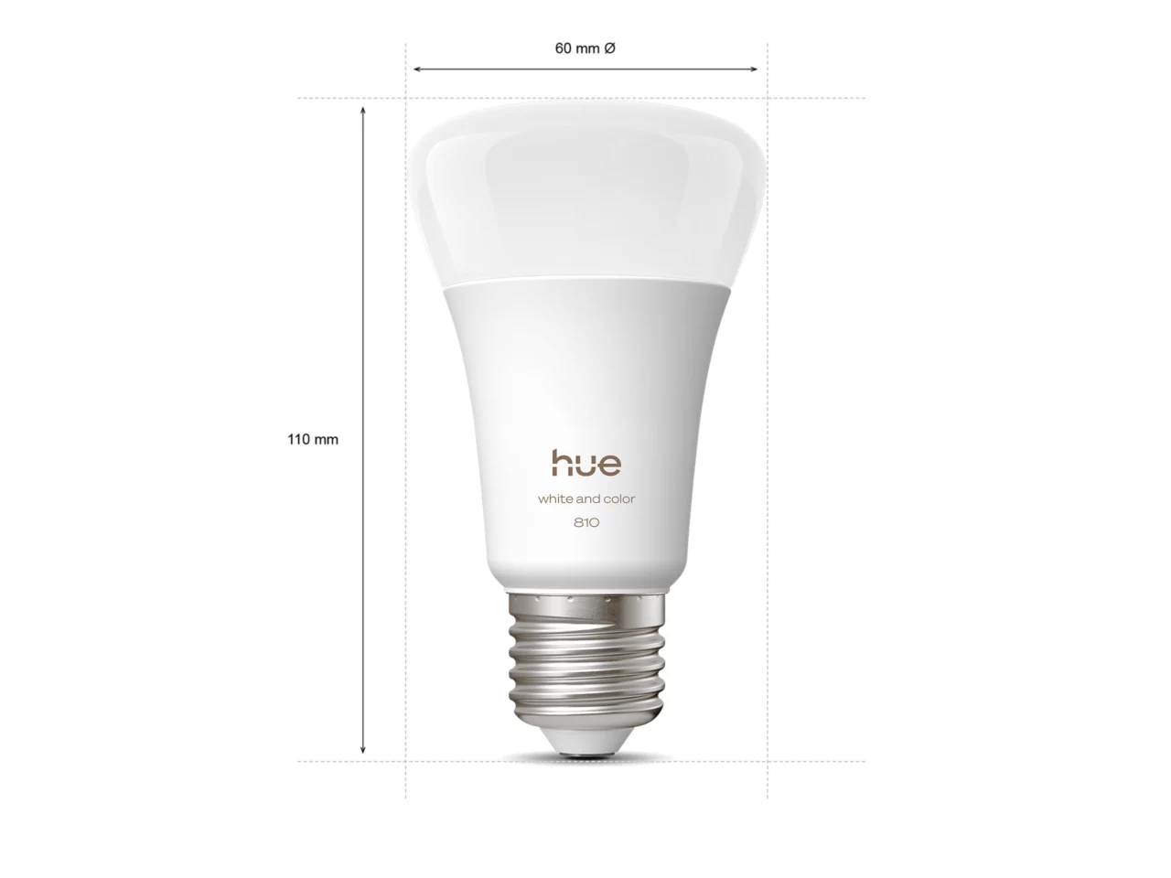 Philips Hue WCA 810 A60 E27 4P EU | E27 | 6 W | White and colour light | Bluetooth and Zigbee
