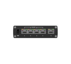Teltonika Ethernet Switch 5x1GbE, POE af/at (TSW100010040) | TSW100 | Unmanaged | Wall-mountable